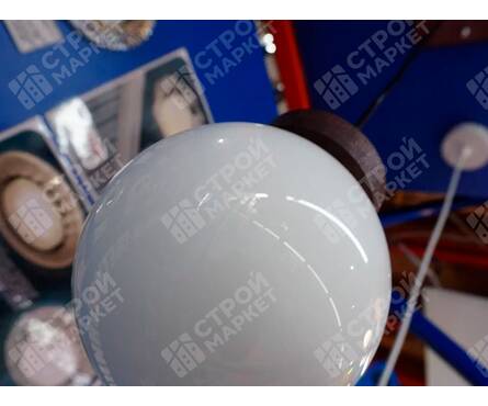 Светильник подвесной Мелодия Света 6424P WG Шар, стекло-дерево, палисандр, Е27  Фотография_10