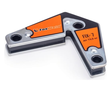 Угольник магнитный для сварки усилие до 13.5 15°, 45°,60°, 90°, 240° FIX-7 FOXWELD Фотография_1