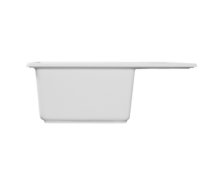 Мойка МЛ-ГМС103 с крылом белая 570х460х190 мм Фотография_1