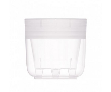 Кашпо для цветов прозрачное с автополивом ЛИНЕЛЬ D 160 мм 2.7 л Фотография_1