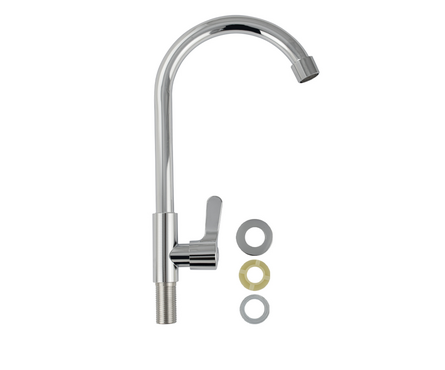 Смеситель для мойки MAGNUS для холодной воды один кран хром 9408 Фотография_1