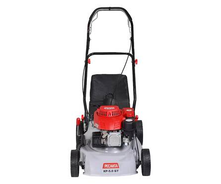 Газонокосилка бензиновая самоходная 5 л.с. 46 см, вес 29 кг, травосборник 60 л КР-5.0 БТ РЕСАНТА Фотография_4