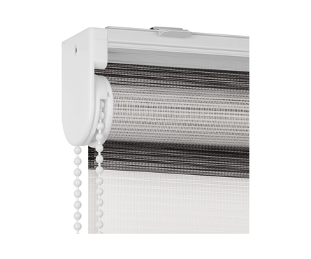 Штора рулонная PRAKTO Day&Night, графит, 80х160 см Фотография_2