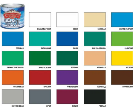 Эмаль Царицынские Краски ПФ-115 универсальная, алкидная, вишня (10 кг) Фотография_2