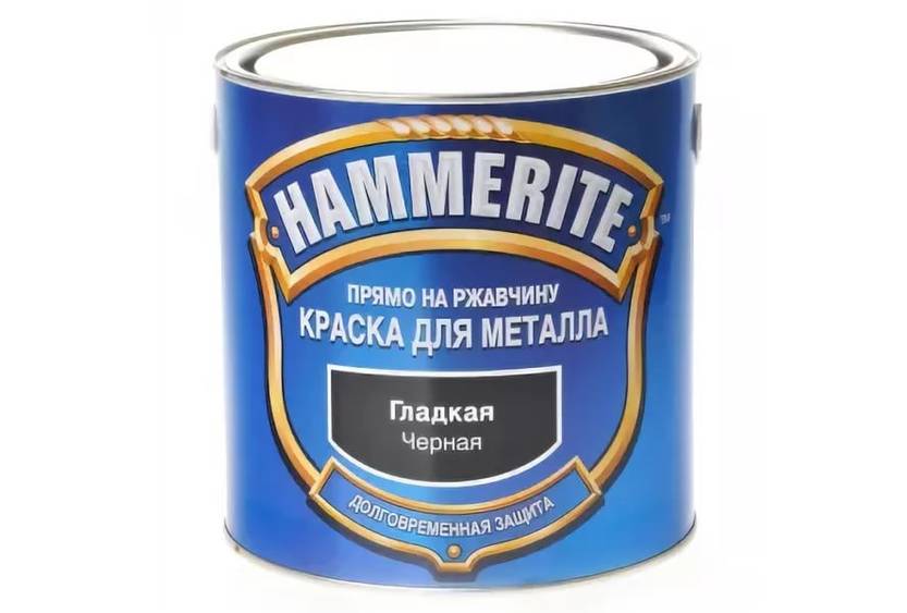 Краска Hammerite молотковая серая