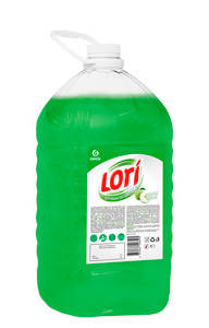 Средство для мытья посуды LORI light (зеленое яблоко) 5л Фотография_0