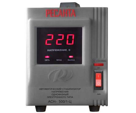 Стабилизатор АСН - 500 /1-Ц РЕСАНТА Фотография_1
