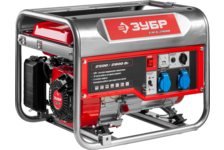 Бензиновый генератор ЗУБР, 2800 Вт, (220,12V, 2,8/2,5 кВт, OHV, 6,5 л.с., 15 л, 46 кг)