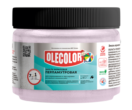 Эмаль акриловая OLECOLOR перламутровая хамелеон 0.3 кг Фотография_1