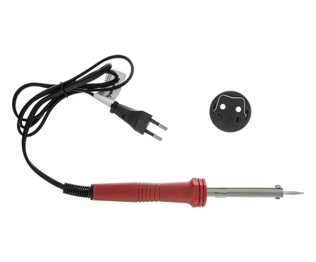 Паяльник электрический 30 Вт/230 В с ручкой пластиковой, медный наконечник АВС с пониженым тепл MATRIX Фотография_3