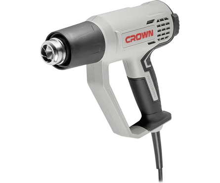 Фен технический 2000 Вт 50-650 ЖК дисплей, регулировка оборотов CT19043K CROWN Фотография_0