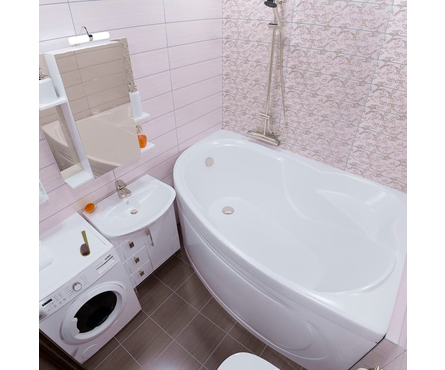 Ванна акриловая 1700х1000 мм левая (каркас+экран+сифон) Изабель ТРИТОН Фотография_2