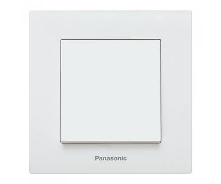 Выключатель Panasonic, 1кл белый Karre Plus Фотография_0