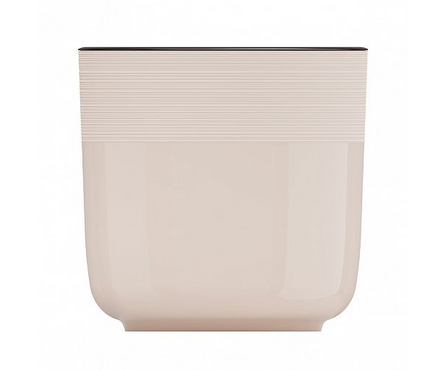 Кашпо для цветов бежевое с автополивом ЛИНЕЛЬ D 215 мм 6 л Фотография_1