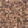 Мозаика Caramelle Mosaic Pietrine Emperador Dark полированная, 305х305х4 мм, чип 15х15 мм Фотография_0