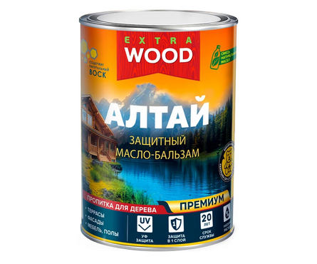 Масло-бальзам для дерева WOOD Extra Алтай Белуха 0.75 л Фотография_1