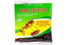 Средство Капитал-Прок от муравьев, тараканов, клопов, блох, моли, личинок мух Фас-Дубль 125 г