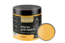 Краска для мебели SOLEX мимоза 0.75 кг 