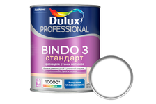Краска интерьерная ВД Dulux BINDO 3 латексная, глубокоматовая, база BW, белая (1 л)