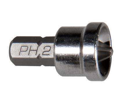 Бита 1/4 Е6,3, Ph 2-50 мм с ограничителем (5 шт/кор)  Nox 