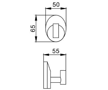 Крючок одинарный F1605-1 FRAP Фотография_1
