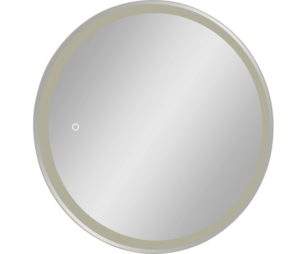 Зеркало-шкаф круглое 600 мм Оливия сенсорный выключатель светодиодная подсветка MIXLINE Фотография_1