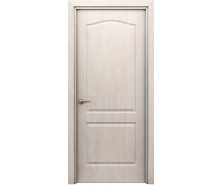 Дверное полотно Классика ДГ лам. беленый дуб глухое 800 мм Фотография_0