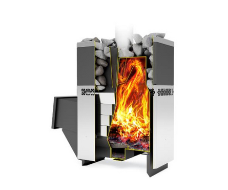 Печь банная Русь 12Л каменка ТЕПЛОДАР Фотография_1