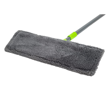 Швабра для пола насадка микрофибра, телескопическая рукоятка 120 см РЫЖИЙ КОТ Фотография_2