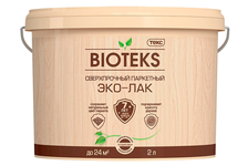 Лак паркетный ТЕКС BIOTEKS полуматовый, сверхпрочный, бесцветный (2 л)
