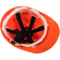 Каска защитная Сибртех из ударопрочной пластмассы, модель Европа (К-01), оранжевая Фотография_1