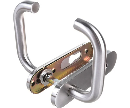 Ручки на планке FP.DH72.0433 SS 201 с пружиной нержавеющая сталь FUARO Фотография_1