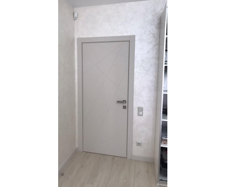 Дверь светло-серый Scandi S (600 мм, 2000 мм, 40 мм, эмаль) Фотография_4