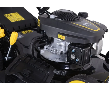 Газонокосилка бензиновая самоходная 5 л.с. 46 см, вес 29.8 кг, травосборник 60 л GLM-5.0ST HUTER Фотография_4