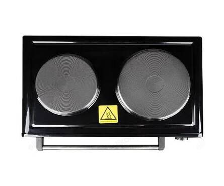 Мини-печь 26 л, 1400 Вт, таймер, 2 конфорки, GН-26A-B черная ENERGY Фотография_2