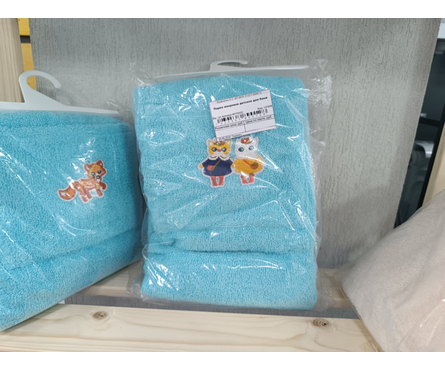 Парео махровое детское для бани (в ассортименте) Фотография_1