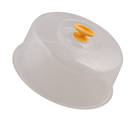 Крышка для СВЧ d 27 см прозрачная ПОЛИМЕРБЫТ Фотография_2