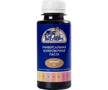 Колер паста «Эксперт» №21 черная, 100 мл Фотография_1