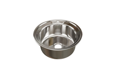 Мойка круг MIXLINE d49 (0.6) вып 3 1/2 (глуб чаши 17 см) с сифином