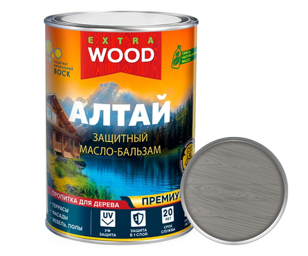 Масло-бальзам для дерева WOOD Extra Алтай Белуха 0.75 л Фотография_0