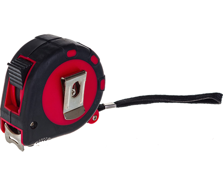 Рулетка Matrix Status 3 fixations, 25 мм, двухкомпонентный корпус, 3 фиксации ленты, 5 м Фотография_2