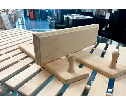 Вешалка 2 крючка с полкой для мыла Тибет 2 липа Фотография_2