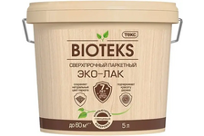 Лак паркетный акриловый ТЕКС Биотекс глянцевый 5 л