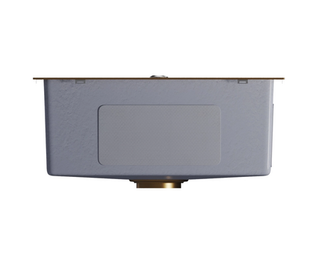 Мойка 50х50 см (3.0 мм) настольный монтаж 3 1\2 20 см с сифоном Бронза MIXLINE Фотография_2