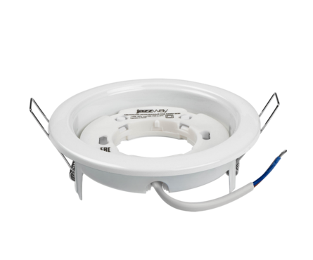 Светильник точечный JazzWay GX53, встраиваемый, белый Фотография_3