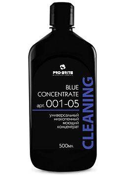 Универсальное низкопенное моющее средство концентрат для мытья полов BLUE CONCENTRATE 1,0л. Фотография_0