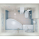 Ванна акриловая Triton Пеарл-шелл 160х104 см, левая (каркас, сифон, экран) Фотография_5