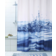 Штора для ванной тканевая, водонепроницаемая 180x180 см Капля без колец YQL-DX-108 Фотография_1