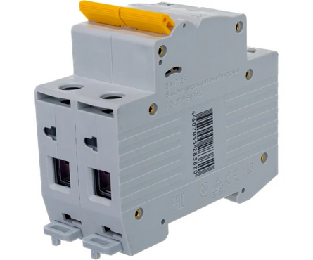 Выключатель автоматический модульный 2п C 63А ВА47-29 IEK Фотография_1