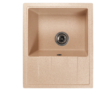 Мойка МЛ-ГМС103 с крылом песочный 570х460х190 мм Фотография_2